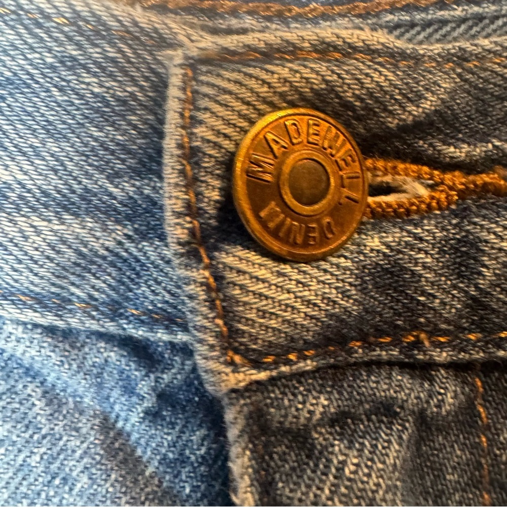Madewell slouchy boy Jean‎ Blue Denim women’s Size 31 baggy - Picture 3 of 12